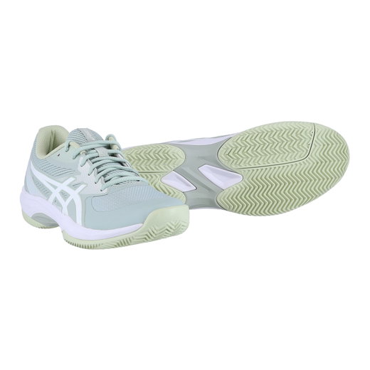 Asics Tennisschuhe Game FF Clay/Sandplatz hellgrau/grün Damen