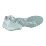 Asics Tennisschuhe Gel Challenger 15 Clay/Sandplatz (Dämpfung) hellgrau/grün Damen