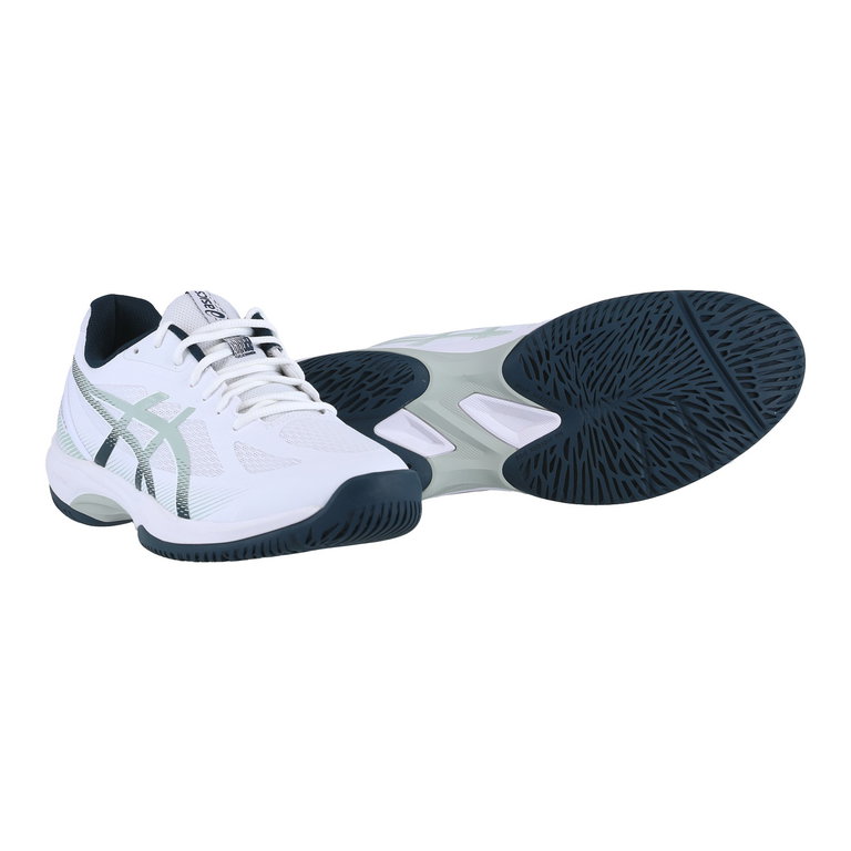Asics Hallen-Indoorschuhe Court Hunter FF (Beweglichkeit) weiss/grün Herren
