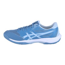 Asics Hallen-Indoorschuhe Gel Rocket 12 (multifunktional/Stabiltät) 2026 sabablau/grau/weiss Herren