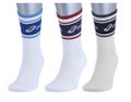Asics Tennissocken Multisport Logo Crew weiss/beige 3 Paar