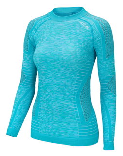 Accapi Long Sleeve Ergocycle Shirt Underwear turquoise blue Ladies
