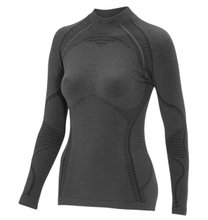 Accapi Langarmshirt Ergowool Long Sleeve Shirt (Merinowolle, warm) Unterwäsche dunkelgrau Damen