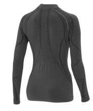 Accapi Langarmshirt Ergowool Long Sleeve Shirt (Merinowolle, warm) Unterwäsche dunkelgrau Damen