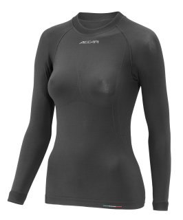 Accapi Long Sleeve Pro Shirt (ultra-light, ideal thermoregulation) underwear black ladies