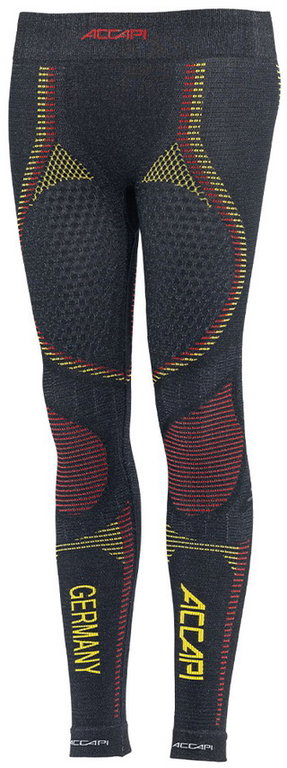 Accapi Unterziehhose Ergoracing DSV (Deutschland/Germany, warm) Unterwäsche anthrazitgrau/rot/gelb Damen