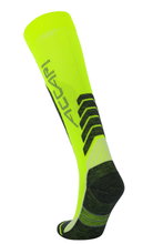 Skarpety Narciarskie Accapi Performance (wełna merino, ciepłe) fluorescencyjny żółty/antracytowy - 1 para
