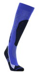 Accapi Skisocke Performance Ski Kniestrümpfe (Merinowolle, warm) blau/schwarz - 1 Paar