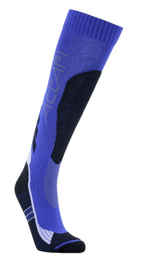 Skarpety Narciarskie Accapi Performance (wełna merino, ciepłe) niebiesko-czarne - 1 Para