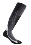 Accapi Performance Ski Socks (Merino Wool, Warm) Anthracite Grey - 1 Pair