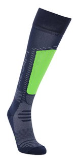Accapi Ski Sock Touch Ski Knee Socks navy blue/green - 1 Pair