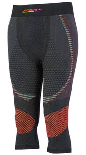 Accapi functional underwear base layer 3/4 Ergoracing (warm, seamless) anthracite grey/orange men's
