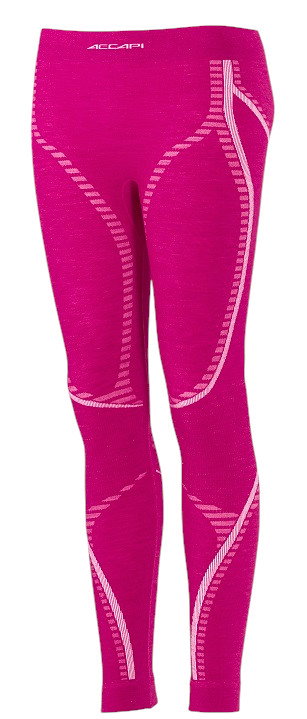 Accapi Unterziehhose Ergowool Long Pants (Merinowolle, warm) Unterwäsche fuchsia/pink Damen