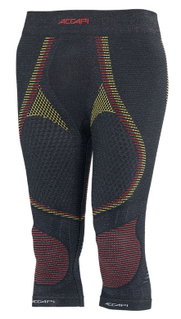 Accapi Unterziehose 3/4 Ergoracing DSV (Deutschland/Germany, warm) Unterwäsche anthrazitgrau/rot/gelb Herren