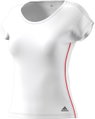adidas Tennis-Shirt Barricade #18 weiss Damen