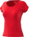 adidas Tennis-Shirt Barricade rot Damen