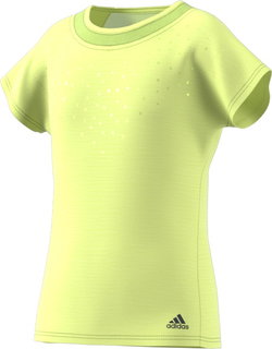 adidas Tennis Shirt Dotty #18 yellow Girls