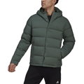 adidas Zimowa kurtka puchowa Helionic (odporna na wiatr i wodę) zielona męska