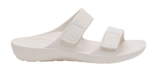 Aetrex Kaia Two Band Slide Sandal beige ladies