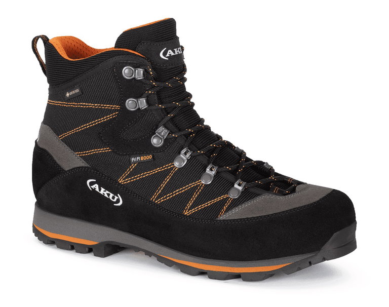 AKU Wanderschuhe Trekker Lite III Wide GTX (wasserdicht, weit) schwarz/orange Herren