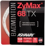 Ashaway Badmintonsaite Zymax 68 TX weiss 10m Set