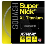 Ashaway Squashsaite Super Nick XL Titanium 1.25 grau 9m Set