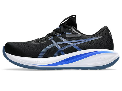 Asics Laufschuhe Gel Cumulus 28 (Dämpfung) schwarz/blau Herren