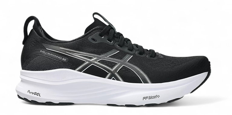 Asics Laufschuhe Gel Kayano 32 (Stabilität) schwarz/weiss Damen