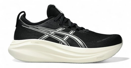 Asics Laufschuhe Gel Nimbus 27 (Dämpfung) schwarz/hellgrau Herren