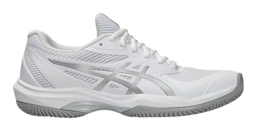 Asics Tennisschuhe Game FF Clay/Sandplatz weiss/silber Damen