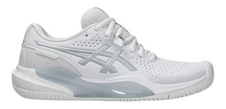 Asics Tennisschuhe Gel Challenger 15 Clay/Sandplatz (Dämpfung) weiss/silber Damen