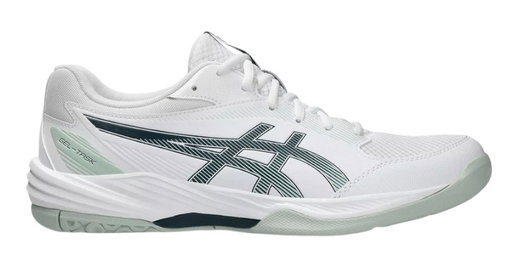 Asics Indoor Court Shoes Gel Task 4 (Volleyball) white/teal men's