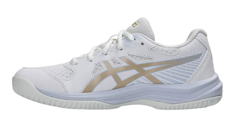 Asics Hallen-Indoorschuhe Upcourt 6 GS (Grundschule) weiss/champagne Kinder
