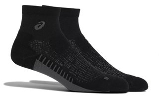 Asics Laufsocke Performance Run Quarter schwarz/grau - 1 Paar
