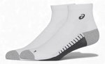 Asics Laufsocke Performance Run Quarter weiss/grau - 1 Paar
