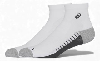 Asics Laufsocke Performance Run Quarter weiss/grau - 1 Paar