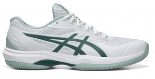 Asics Tennisschuhe Game FF Clay/Sandplatz weiss/hellgrün Herren