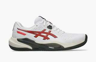 Asics Tennisschuhe Gel Challenger 15 Clay/Sandplatz (Dämpfung) weiss/rot Herren