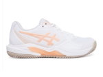 Asics Tennisschuhe Gel Dedicate 9 Clay/Sandplatz weiss/orange Damen