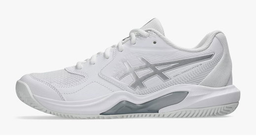 Asics Tennisschuhe Gel Dedicate 9 Clay/Sandplatz weiss/silber Damen