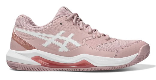 Asics Tennis Shoes Gel Dedicate 8 Clay/Sand Court Pink/White Ladies