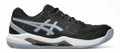 Asics Tennis Shoes Gel Dedicate 8 Clay/Sand Court Black/Grey Blue Men's