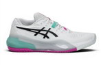 Asics Tennisschuhe Gel Resolution X Clay/Sandplatz (Stabilität) 2026 weiss/mint/purple Herren