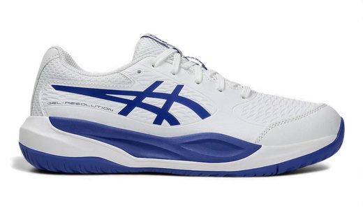Asics Tennisschuhe Gel Resolution X GS (Grundschule) weiss/blau Kinder