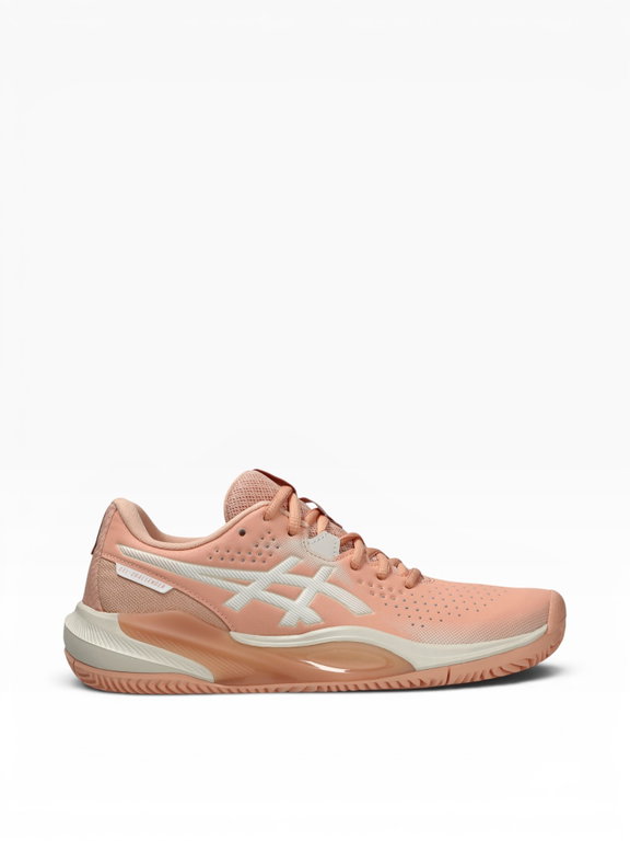 Asics Tennisschuhe Gel Challenger 15 Clay/Sandplatz (Dämpfung) orange/weiss Damen