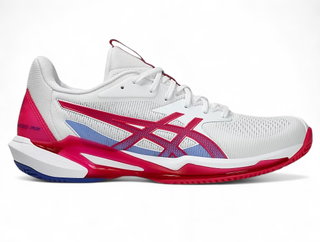 Asics Tennisschuhe Solution Speed FF 3 Clay/Sandplatz weiss/rosa Damen