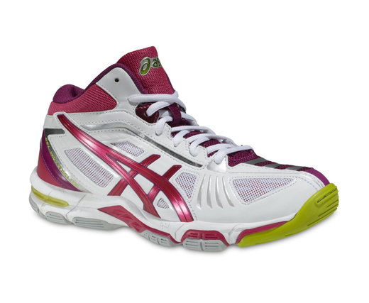 Asics Volleyballschuhe Gel Volley Elite 2 MT weiss/rot Damen