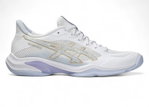Asics Indoorschuhe Blade FF 2 (Squash- und Badminton-Schuh) weiss/fadeblau Damen