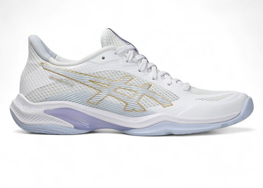 Asics Indoor Shoes Blade FF 2 (Squash and Badminton Shoe) white/fade blue ladies