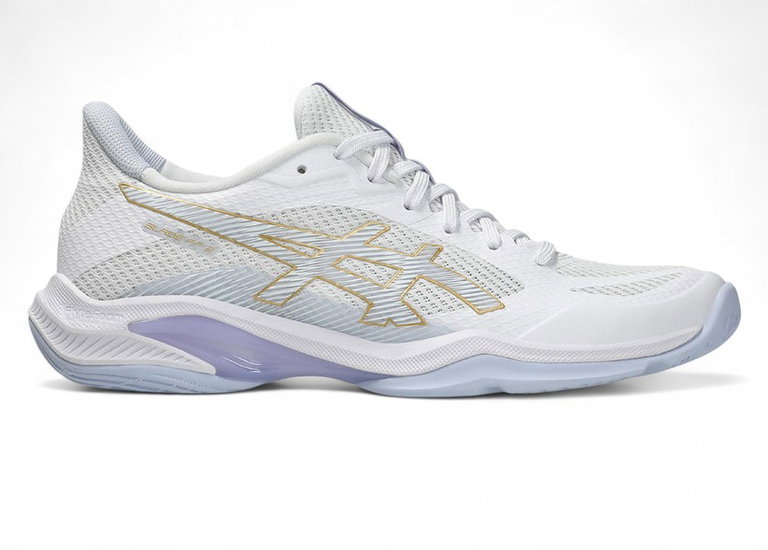 Asics Indoor Shoes Blade FF 2 (Squash and Badminton Shoe) white/fade blue ladies